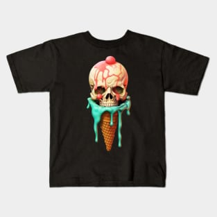 death ice cream Kids T-Shirt